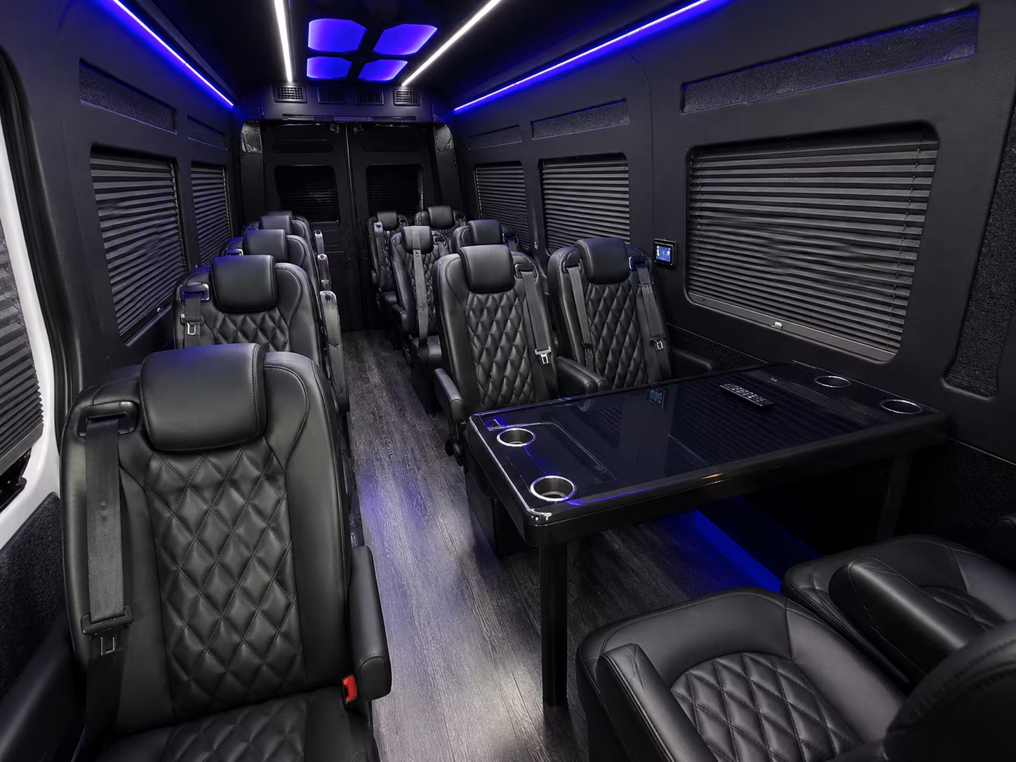 davie 12 passenger sprinter van inside