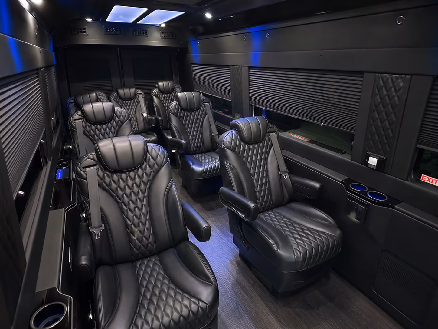 davie 15 passenger sprinter van interior