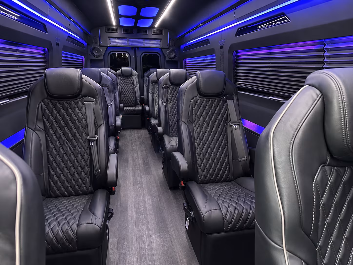 davie 18 passenger sprinter van inside