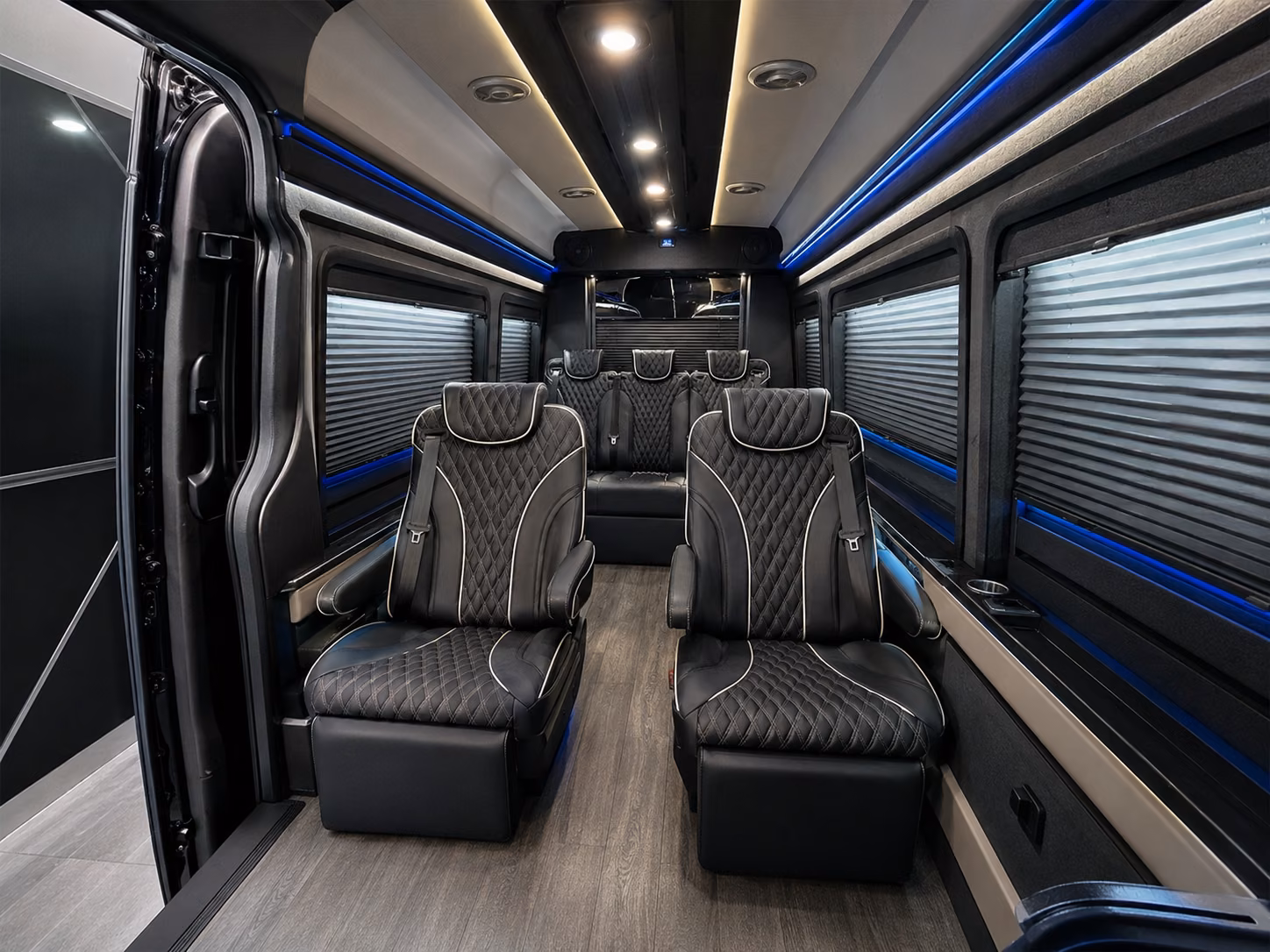 davie 8 passenger sprinter van inside