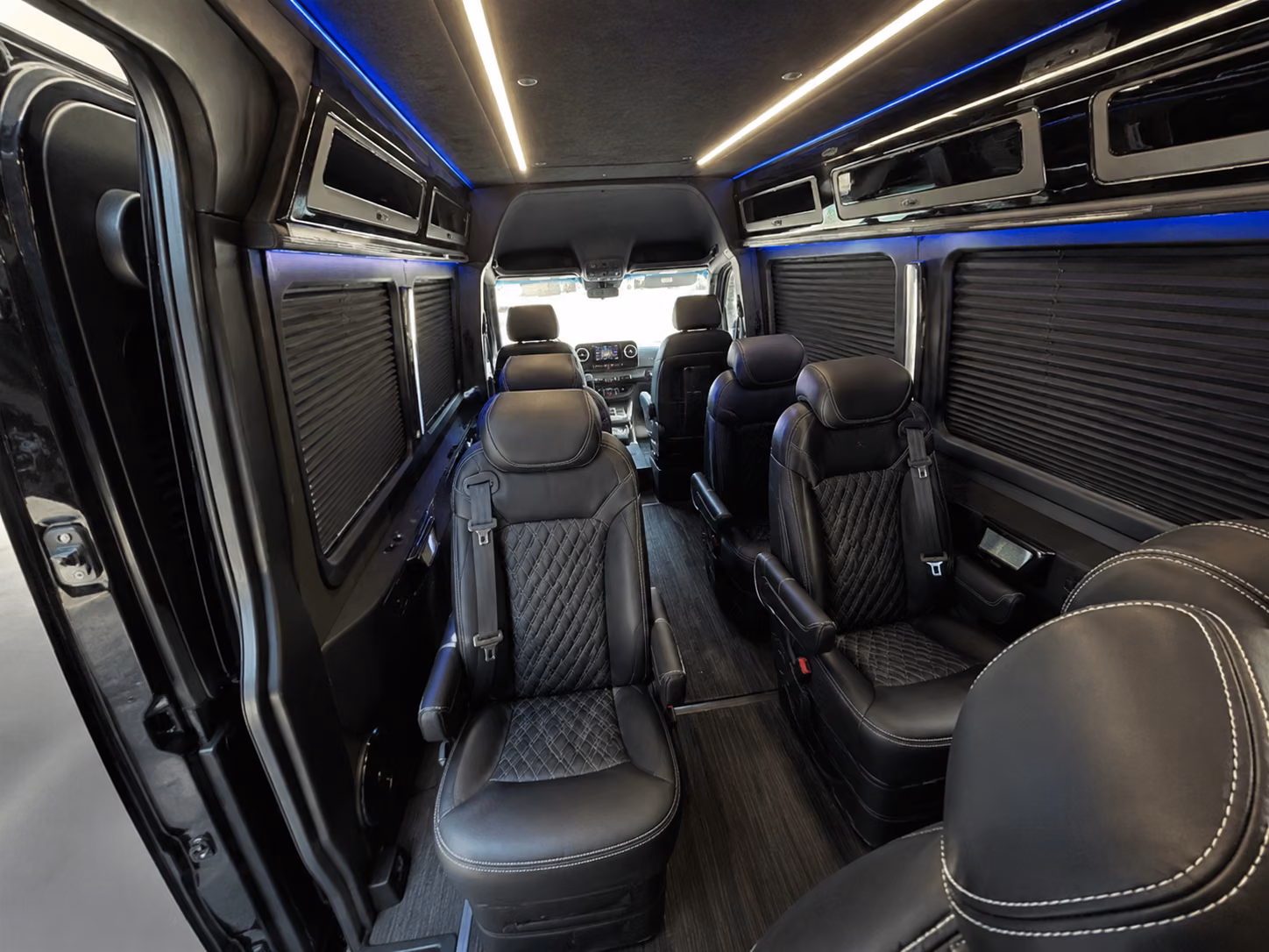 davie 8 passenger sprinter van interior
