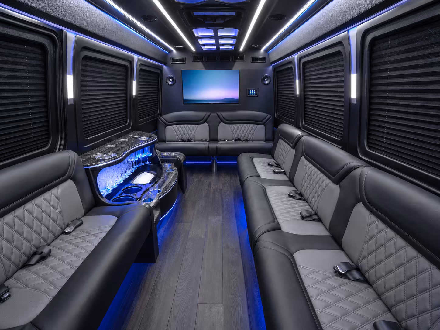 davie sprinter limousine interior